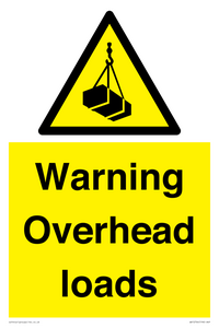 Warning Overhead loads